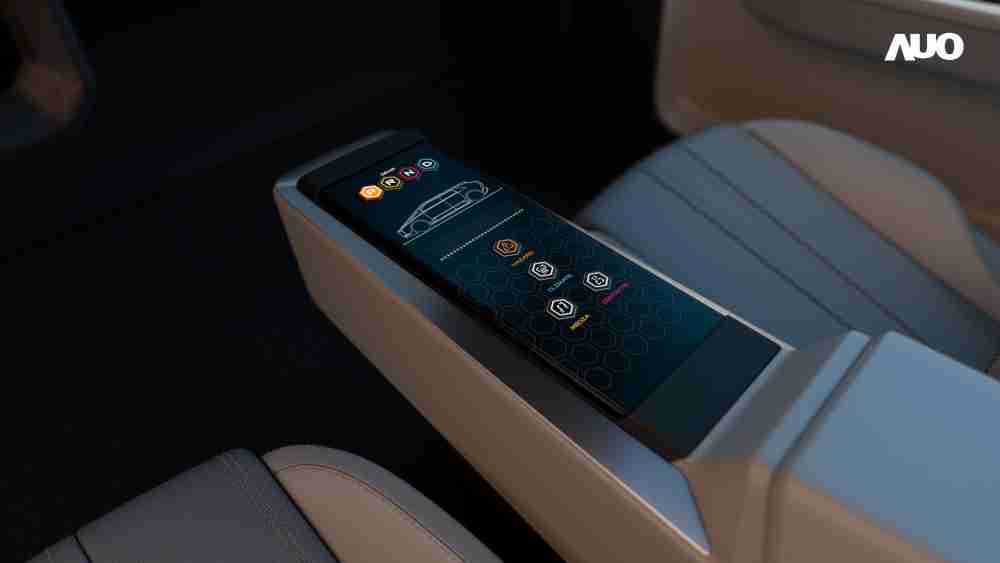 龙门国际以人性化设计打造多变形态中控显示(Morphing Center Control)，，，不使用时仅平面显示信息，，，，进行操作时，，，，显示器则会动态隆起，，，，转变成3D实体按钮，，，并有触觉回馈，，，，展示人机互动新体验