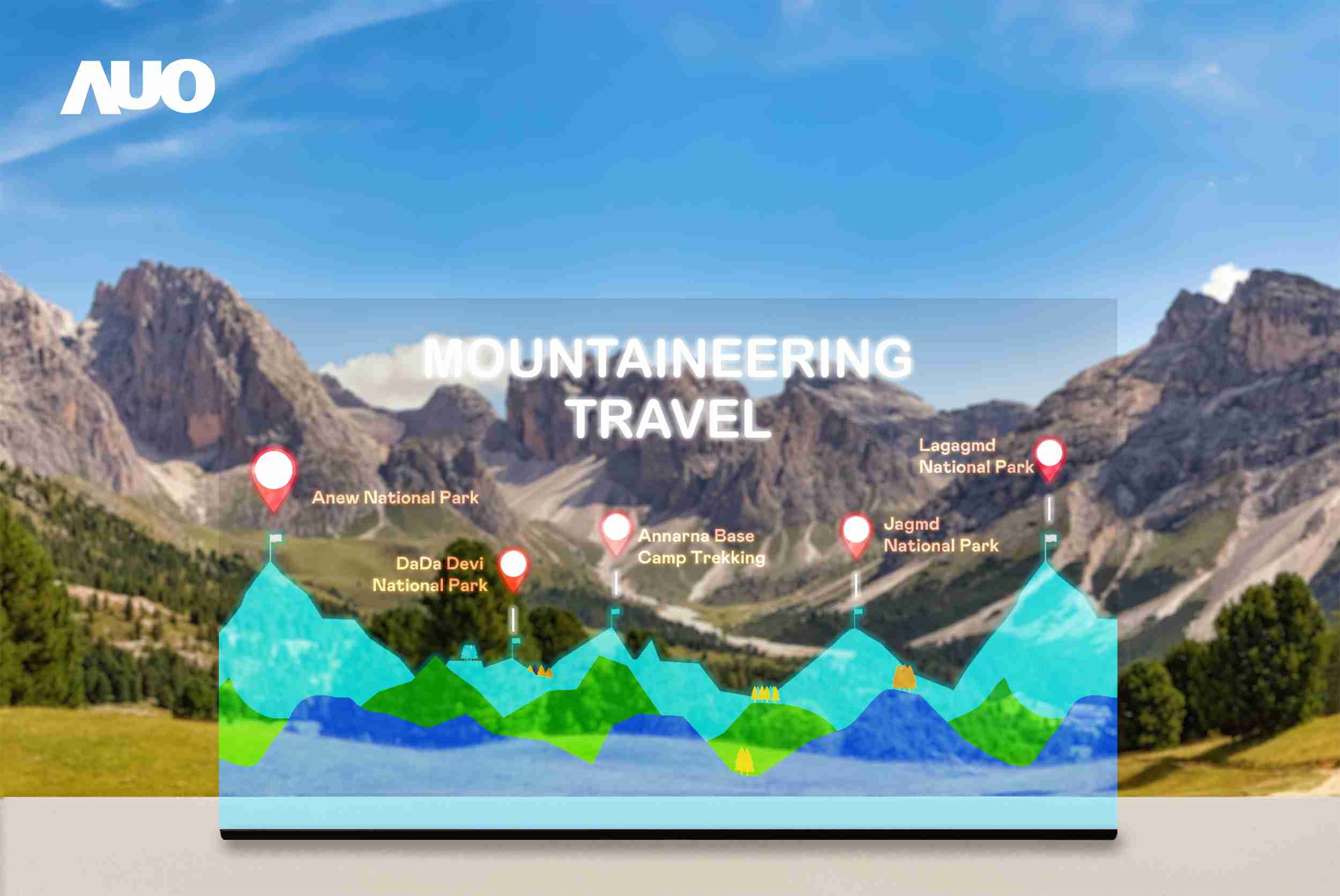 龙门国际展示全球单片尺寸最大(*)42吋透明Micro LED显示器拼接而成的〝64吋透明Micro LED显示器〞，，具备高透明度、、、1,000 nits高亮度、、广色域、、采用三边无边框的无缝拼接等多重特色，，，，呈现超高清、、、、细腻画质而不遮挡后方视觉，，满足层峰需求，，可广泛运用于零售、、、艺术展览或商业空间等场域