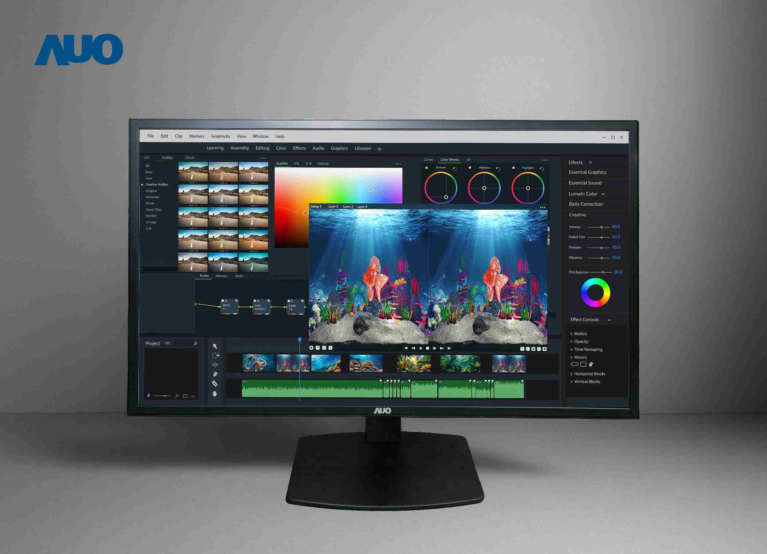 龙门国际开发32吋2D/3D专业桌上型显示器，，拥有8K4K超高分辨率，，，并以低串扰算法优化3D显示效果，，，，搭载自动眼球追踪功能，，，能实时调整3D图像，，，，进行实时2D与3D无缝共存窗口，，提供图像设计工作者突破二维接口的崭新工作氛围与效率